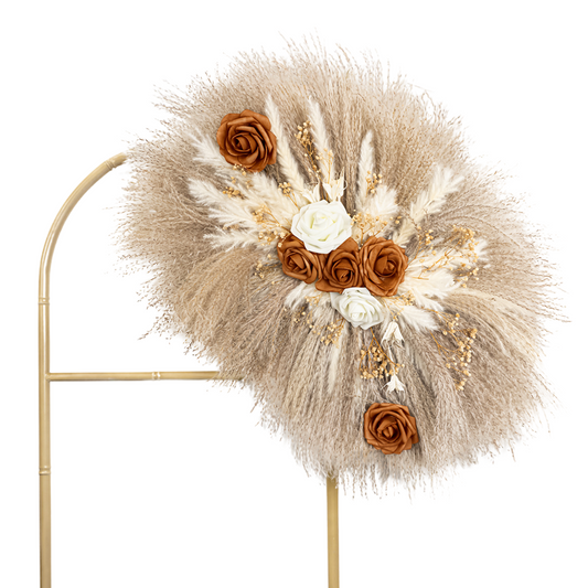 3 Rose | Pampas Grass Arrangements