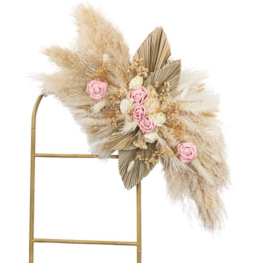 2 Palm & Roses | Pampas Grass Arrangements