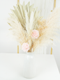Spikey Palm Roses Centerpiece